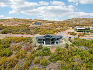 Aerial view of property and surrounding area