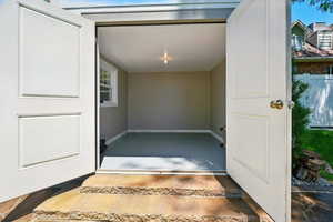 Exterior Storage room