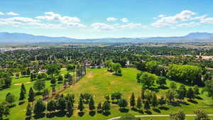 Bird's eye view of mountains