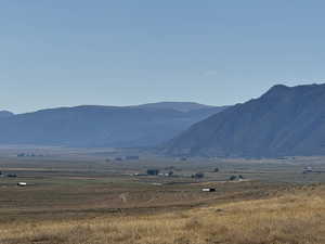 Mountain view featuring rural landscape