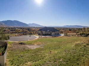 View of mountain background