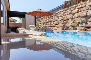 View of pool