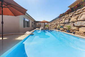 View of pool