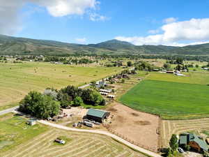 View of rural area featuring a mountainous background