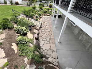 View of patio