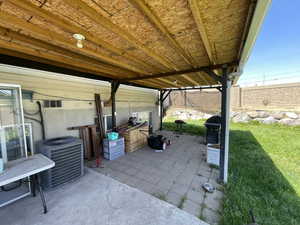 View of patio / terrace with grilling area