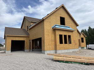 View of front of house featuring an attached garage