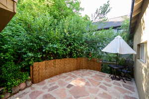 View of patio