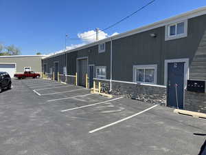 View of uncovered parking lot