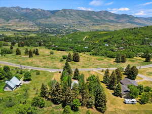 Drone / aerial view of mountains