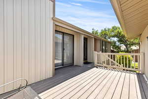 Front deck