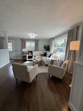 Living area with plenty of natural light