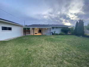 Back of property
