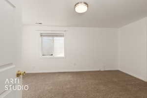 Basement guest bedroom
