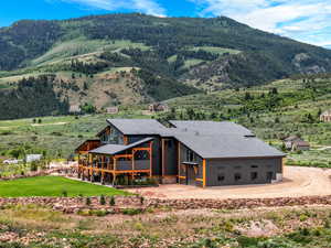 View of mountain backdrop