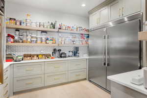 View of storage area