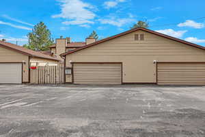 Garage with a gate