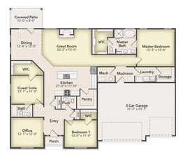 View of floor plan / room layout