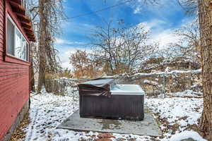 Backyard accessible from Unit B