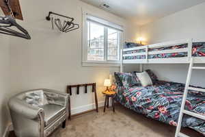 Unit A - Bedroom #2  with bunk beds