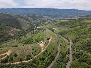 Drone / aerial view of mountains