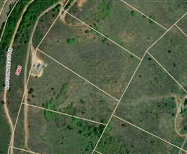 Aerial view of property's location featuring property boundaries highlighted