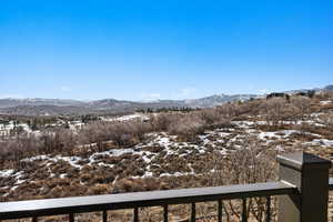 View of mountain backdrop