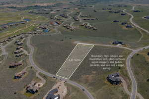 Aerial view of property and surrounding area
