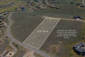 Aerial view of property's location