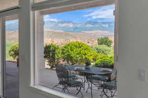 View of mountain background