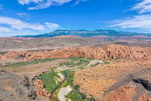 View of mountain background