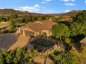 Bird's eye view of mountains