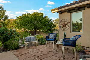 View of patio