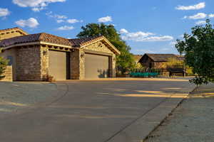 Three Car Garage with Ample Storage
