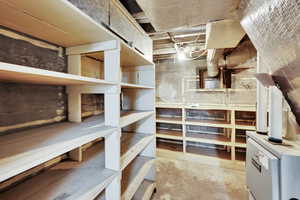View of storage area