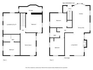 View of floor plan / room layout