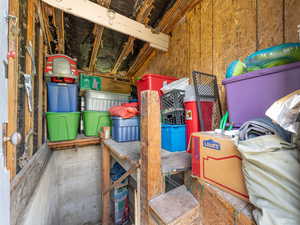 View of storage area