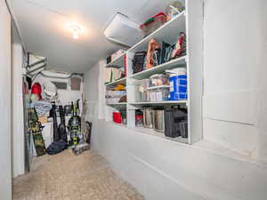 View of storage room