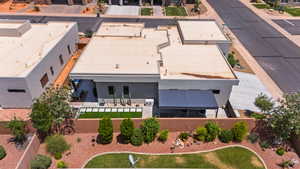 Aerial view of property and surrounding area