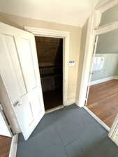 View of exterior entry