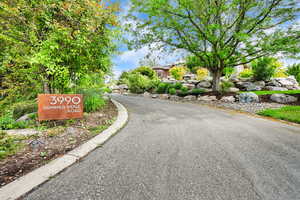 View of street with curbs