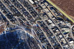 Aerial view of property's location