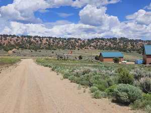 Gravel road for plane taxi or driveway