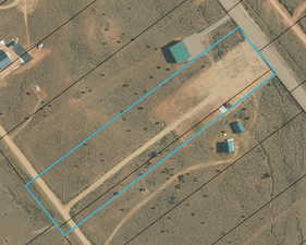 Map showing approx. boundary lines