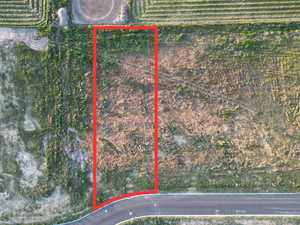 Aerial view of property's location featuring property boundaries highlighted