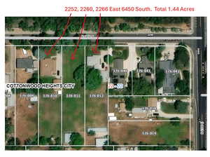 Aerial view of property's location