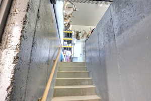 View of stairway
