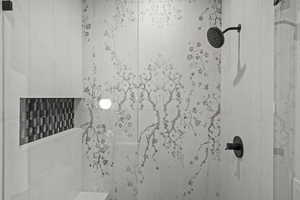 Bathroom with walk in shower