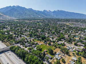 Aerial view of mountains