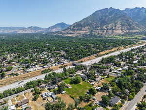 Bird's eye view of mountains